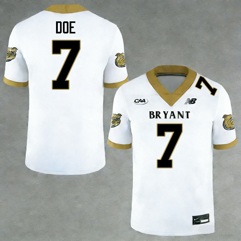 Bryant Bulldogs #7 Aldrich Doe College Football Jerseys,Uniforms-White Bryant Bulldogs #7 Aldrich Doe College Football Jerseys,Uniforms-White